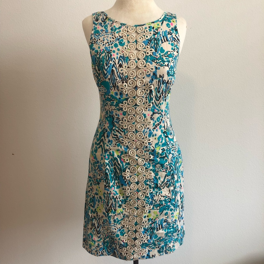Lilly Pulitzer Escapades In The Everglade Dress Size 2